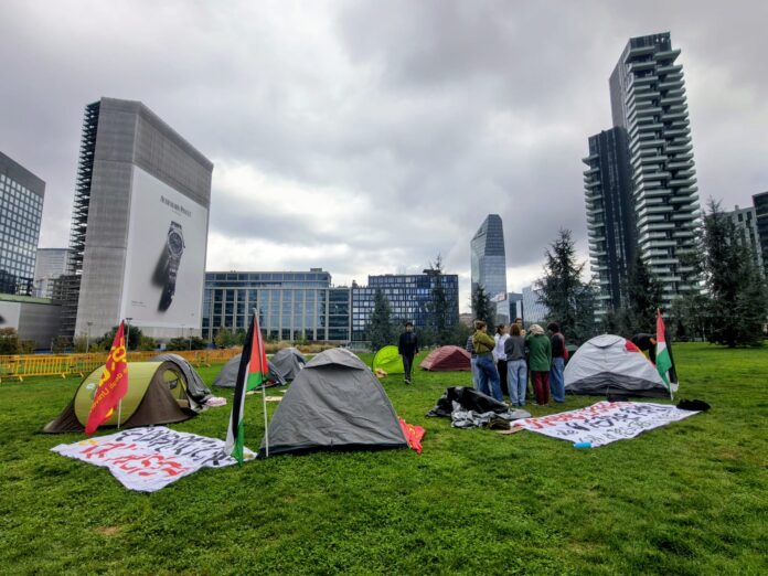 Emergenza abitativa prpteste studenti a Milano (2)