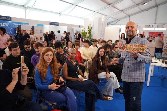 Luca Abete con i premiati