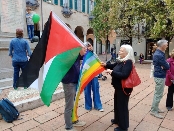 Presidio Comitato Varese per la Palestina ottobre 2026